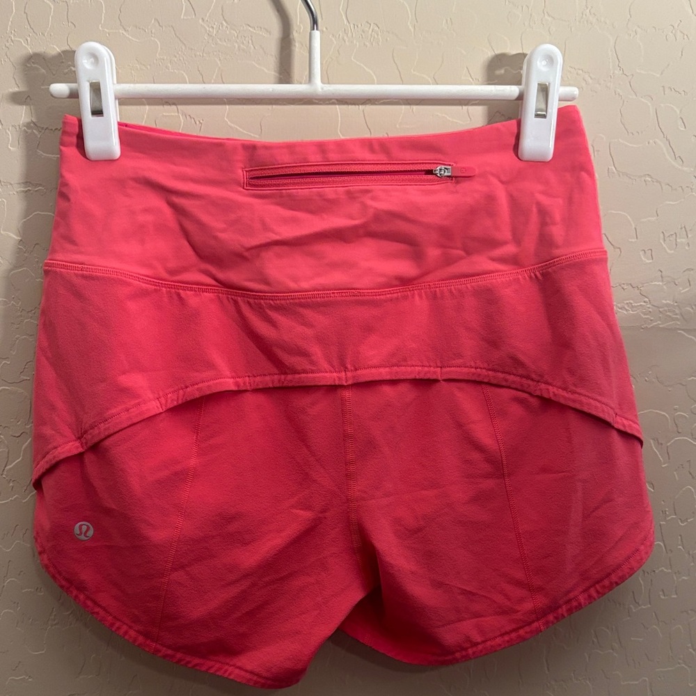 Lululemon Women's Coral Athletic Shorts
